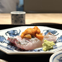 御料理 ふじ田 - 太刀魚 ウニ