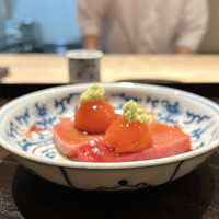 御料理 ふじ田 - 鮪 温玉