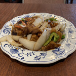 中国東北料理　美食村 - 黒酢酢豚
