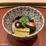 御料理 寺沢 - 金目鯛､筍､蕨､若芽の炊合せ