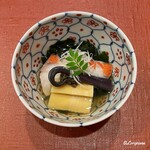 御料理 寺沢 - 金目鯛､筍､蕨､若芽の炊合せ
