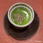 御料理 寺沢 - 栗蟹の玉締めに碓井豆の餡にトリュフ