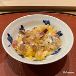 御料理 寺沢 - いわて牛のフィレ肉の炭火焼に温玉､トリュフ