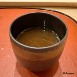 御料理 寺沢 - きのこの味噌汁
