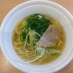 Kappasushi - 鯛スープの塩ラーメン：３８５円（税込）【２０２２年２月撮影】