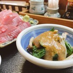 Sengyo Oroshi Kouri Uoka - 菜の花酢味噌和え