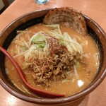 Mennba tadokorosyouten - 北海道味噌 辛味噌野菜ラーメン(1012円)