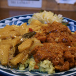 南洋の父 - １）パイナップルとカリフラワーのハーフ＆ハーフ