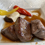 創作料理と天ぷら 秋月 - 長崎牛ステーキ