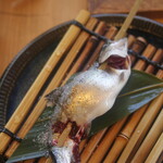 囲炉裏処 なべや - 歌野やまめ塩焼き
