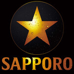 Sapporo black label draft beer medium