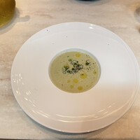 LE PORTIER Par Aux Delices de dodine Toranomon - 春キャベツとアスパラのポタージュ