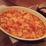 祥瑞 - ビゴール黒豚のロティとカスレ風豆(3200円)の豆