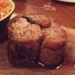 祥瑞 - ビゴール黒豚のロティとカスレ風豆(3200円)のロティ