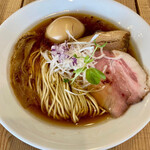 The Noodles & Saloon Kiriya - Kiri_soba(流山本みりん醤油)＋味玉
