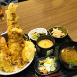 うおかぎ食堂 - ♪海老穴子丼定食￥1419