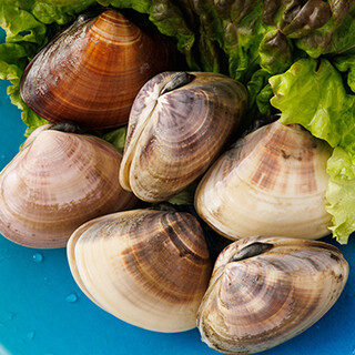 Enjoy the famous Kujukuri clams steamed in white wine and Japanese-style pasta♪