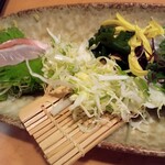 Umine - きゃべつと水菜のツマは初体験です