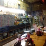 居酒屋一刻 - カウンター席の様子