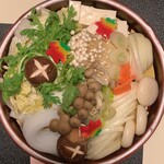 うめ丸旅館 - てっちり(野菜盛三人前)