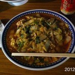 彩華ラーメン 屋台 - 2012.5.26(土)21時 男は黙って麺固大  とても、とても美味しいd(^_^o)藤井ファミリーと(^_^)