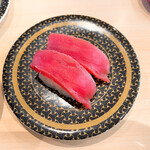 Hama sushi - 「本鮪上赤身」150円。