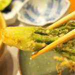 天婦羅 みやしろ - タラの芽