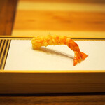 天婦羅 みやしろ - 天麩羅　車海老