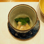 天婦羅 みやしろ - 先付　ハマグリの低音調理