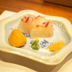 天婦羅 みやしろ - 鯛のお造り