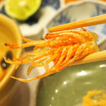 天婦羅 みやしろ - 車海老のアゴ足