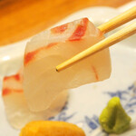 天婦羅 みやしろ - 鯛のお造り