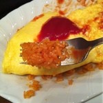 YOU - チキンライス。ケチャップライスかな…