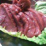 もつ焼 まるい - 馬刺し