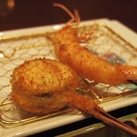 北新地　串かつ凡 - 天使の海老と海鮮串