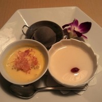 礼華　青鸞居 - 取り合わせが嬉しいデザート
                