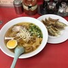 Touryuuken - ラーメン600円と焼ギョウザ400円