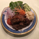 和よし - サイコロステーキ＠店主おまかせ