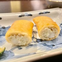 銀座 上瀧 - 2022.3.  まるなか水産厳選 間人とら蟹の春巻き~松葉蟹100%~