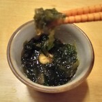 Okinawa Izakaya Ninufabushi - あおさ酢。あおさは沖縄ではあーさ。