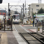 さか本そば店 - にゃー♫ 招き猫だぁー！偶然ラッキー。