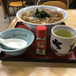 さか本そば店 - もやしワンタン