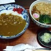 大村庵 - たぬきそばはんカレー