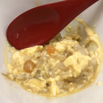 鮨おばな - 底にはこのわたが潜んでおり、全てを混ぜ混ぜしていただきます