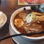 Ramen Oppeshan - おっぺしゃんらーめん(税込800円)+極太メンマトッピング(税込120円)※平日ランチタイムはライス無料お代わりも無料