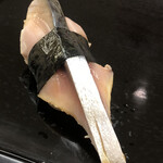 鮨おばな - しめ鯖です。