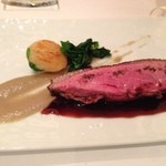 デフィ・ジョルジュマルソー - 窒息鴨 牛蒡のピューレ添え