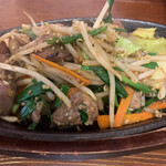 魚六 - 白レバーのレバニラ炒め