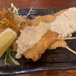 魚六 - 鮪串揚げ