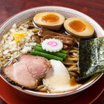 亀有中華そば水しま - 料理写真:あっさり中華そば半熟味玉トッピング